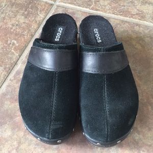 Crocs Suede Clogs